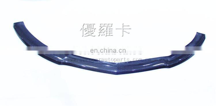 A CLASS W176 R style carbon finber front skirt fit for A250 A260 to A45 carbon front spoiler with big and small lip