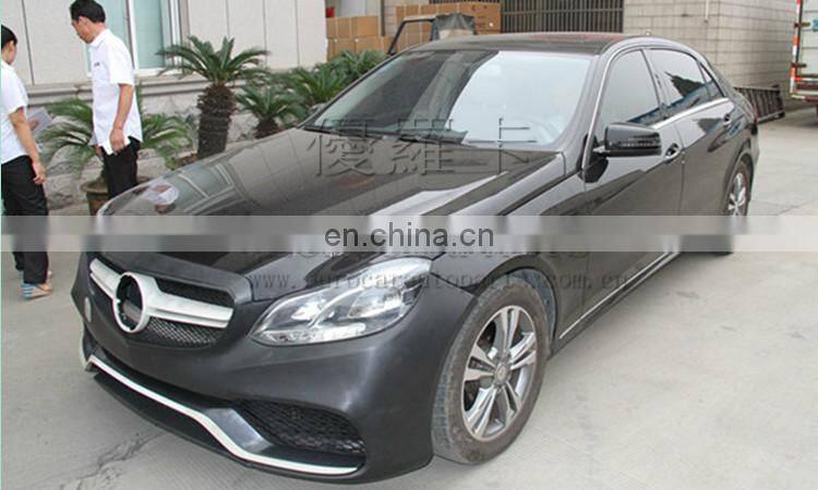 W212 E63 body kits fit for E-class W212 2009-2012 upgrade to 2016year W212 E63 body kits with lights E63 full sets