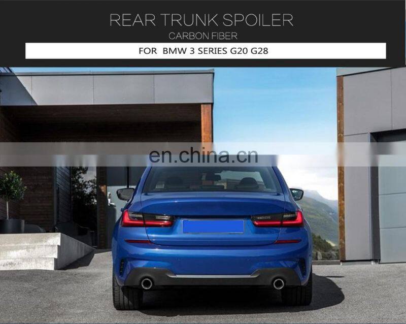 for 19+ BMW 3 Series G20 Carbon Fiber spoiler Trunk Wing Backspoiler