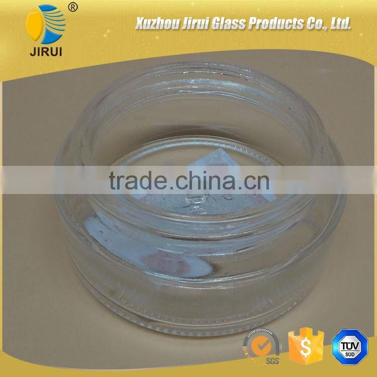 70ml clear glass cream jar with lid
