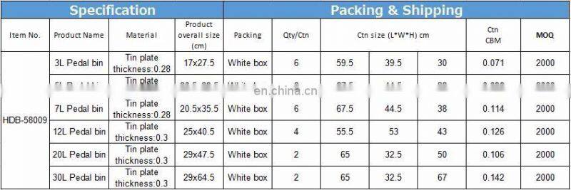 many size lid stainless steel trash can sanitary bin for ladies