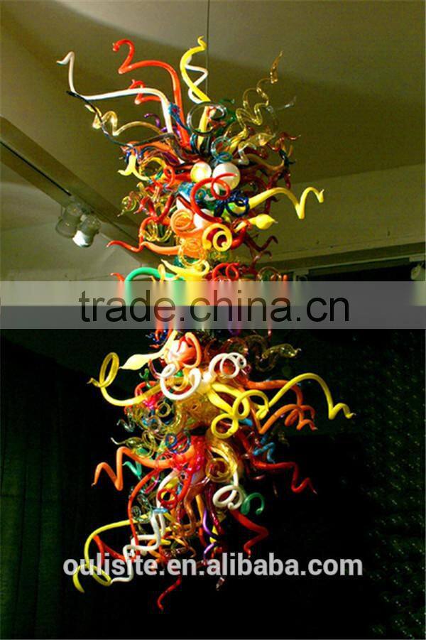 Unique Colorful Decorative Glass Chanderlier Pendant Lighting