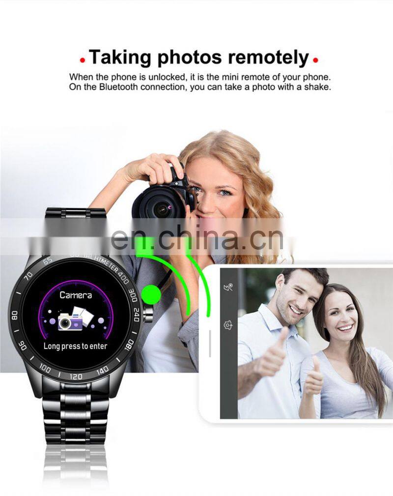 Lige BW0122 Luxury Heart Rate Smart Watches Reminder IP67 Waterproof New Smart Phone Watch