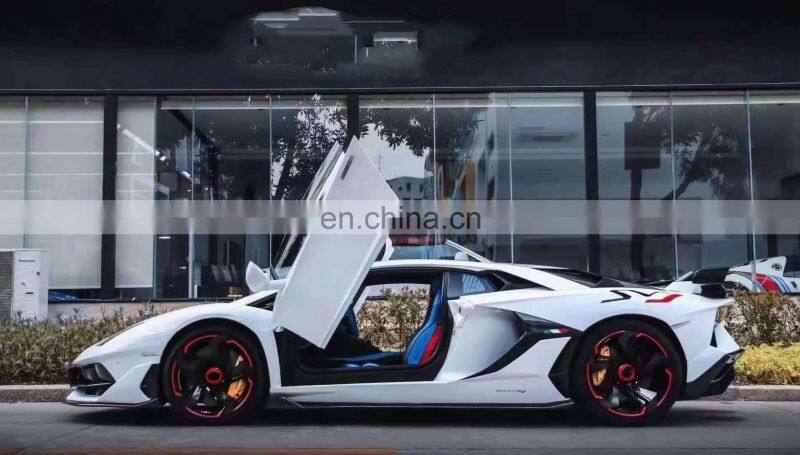 Runde SVJ Style For Lamborghini Aventador Lp700 LP720 FRP+CF Body Kit Car Front Rear Bumper Hood Spoiler Exhaust Fender