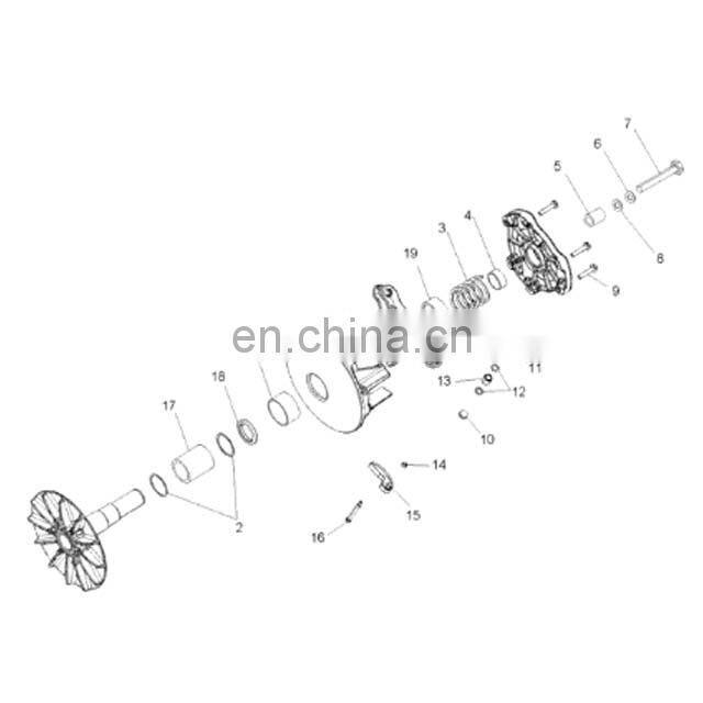 FITS 2008 2009 Polaris RZR 800 EFI/800 EFI ALL OPTIONS Drive Clutch OE.1322743 ATV UTV Primary Drive Clutch