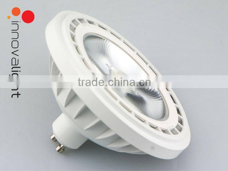 INNOVILIGHT factory price white shell 12 degree 15W GU10 LED AR111