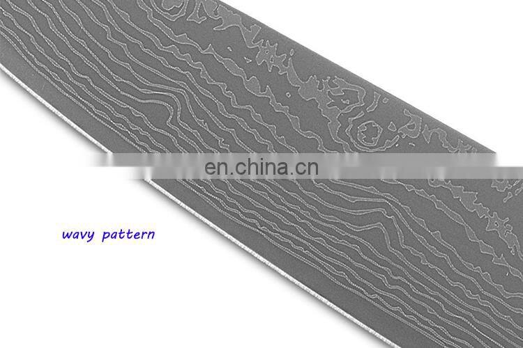 8 inches of the chef knives wavy pattern utility knife
