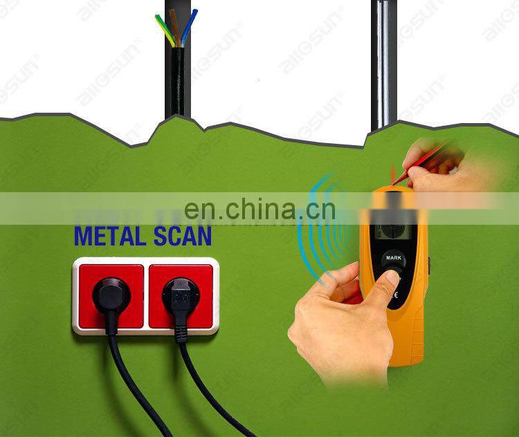 All-Sun TS530 4 in 1 super detector digital multifunction metal detector AC voltage/stud Spotlight&Groove 2m measure tape inside