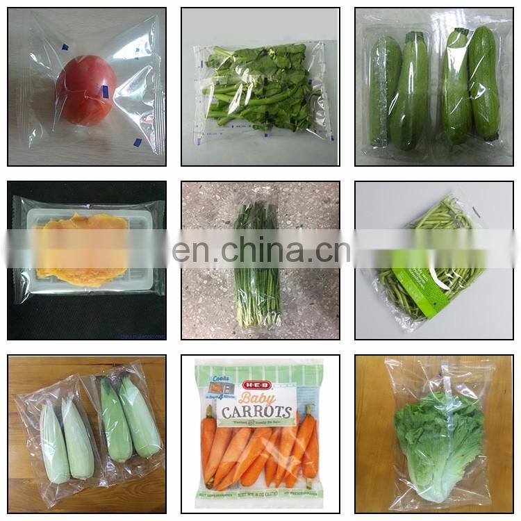 Automatic carrot vegetable bakery frozen-food pouch flow horizontal wrapping packing packaging machine