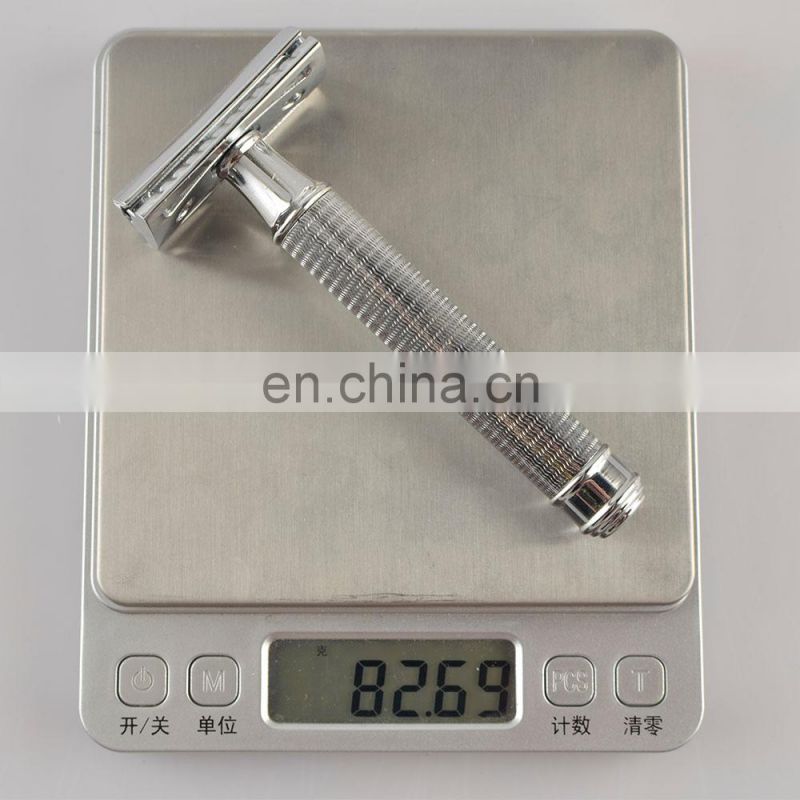 Personal Care Custom Silver Shaver Double Edge Safety Shaving Razor