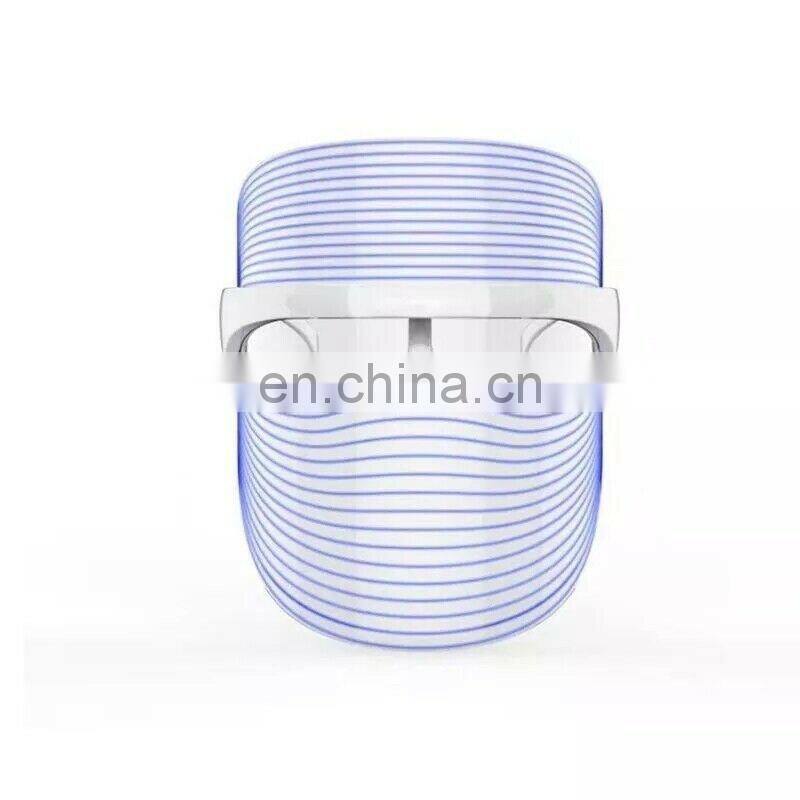 3 Color LED Light Photon Face Neck Rejuvenation Skin Facial Therapy Wrinkle