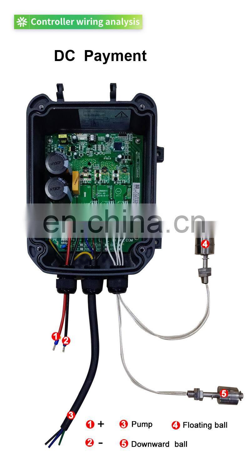 High Head Surface Water 2hp Solar Water Centrifugal Pump For Irrigation