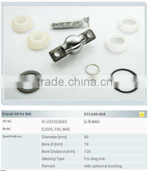 Man truck parts Repair kit for link 81432306043