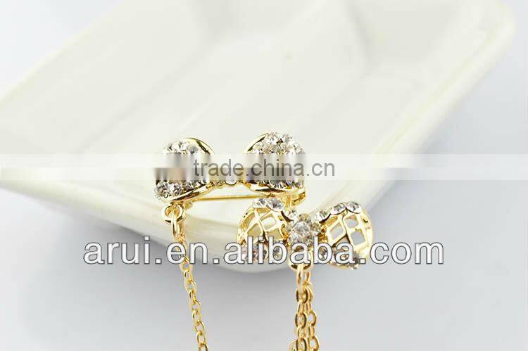 2013 fashion jewelry pin crown brooches jewelry