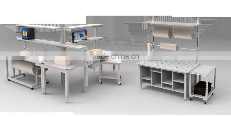 (DETALL) Multifunctional height adjustable workbench DIY