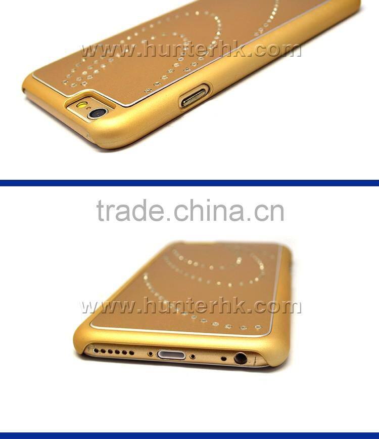 Necklace Aluminum Diamond Hard Case For iPhone 6S