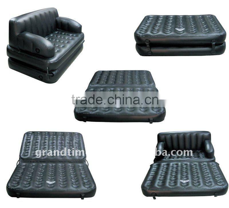 Professional cheap customized ,comfortable and stable inflatable air bed sofa(AGTSA12)