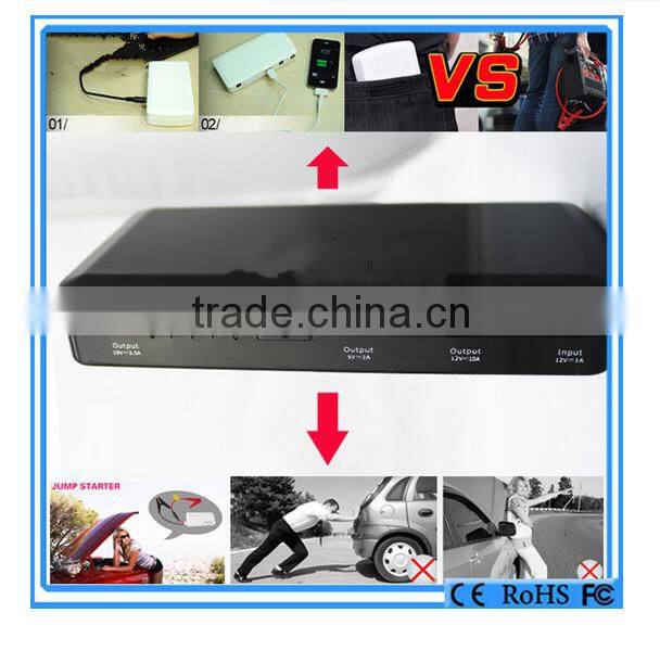 AGA Factory sales high capacity 16000mAh powerful mini auto jump starter lipo car battery