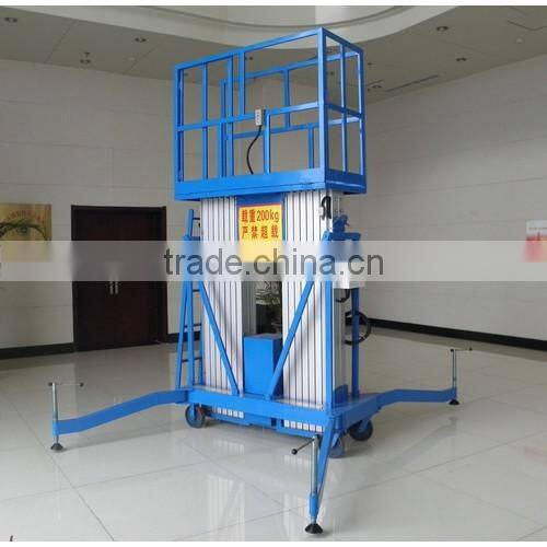 portable hydraulic one man lifting equipment/hydraulic platform lift