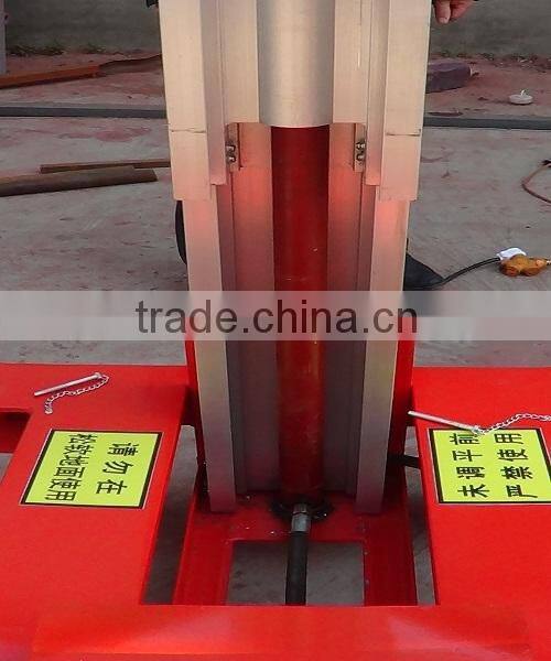 single mast aluminum lift platform/electric manlift/telescopic man lift/window cleanling lift