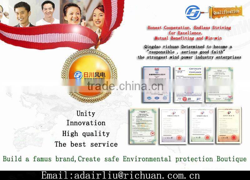 30kw vertical wind turbine/ permanent magnet alternator with wind generator china richuan