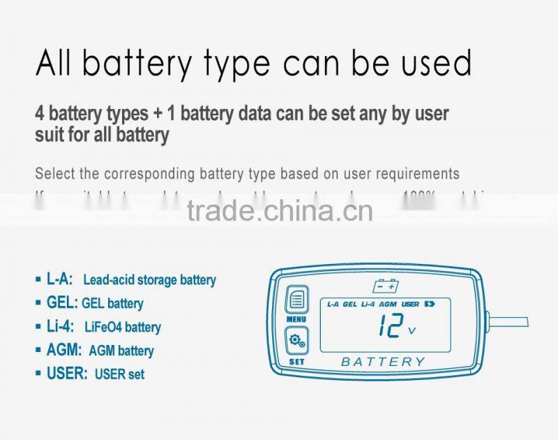 Led backlight battery charge indicator voltage tester voltmeter for Motorcycle ATV Tractor MARINE boat car