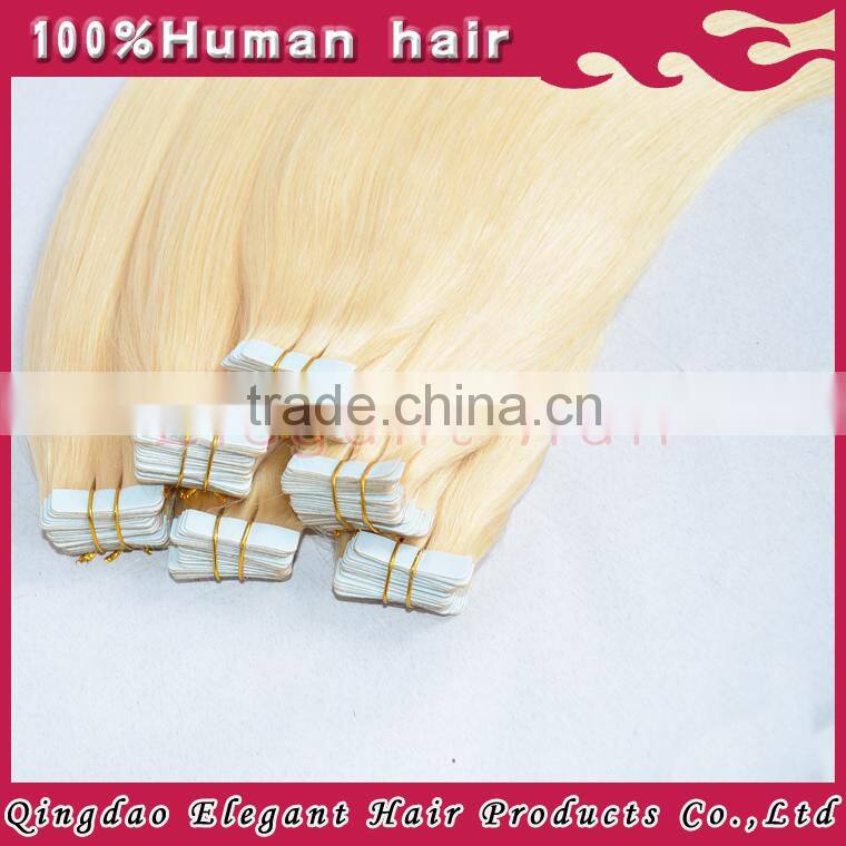Alibaba Express Wholesale top Quality Virgin Russian Hair Tape Hair Extension