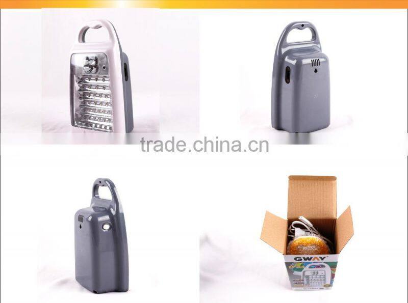 4 LED spotlight+36 LED emergency light,recargeable led lantern for camping,battery power led