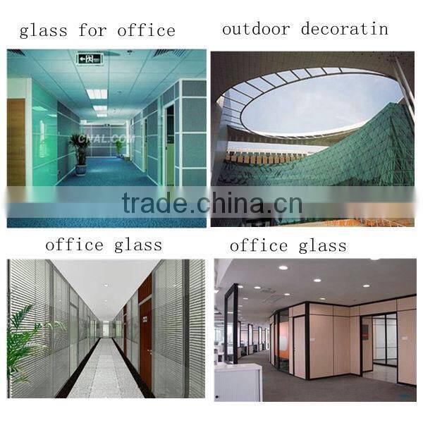 Clear float tempered glass