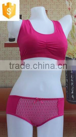 2016 The hollow out design ventilate sports bra sets