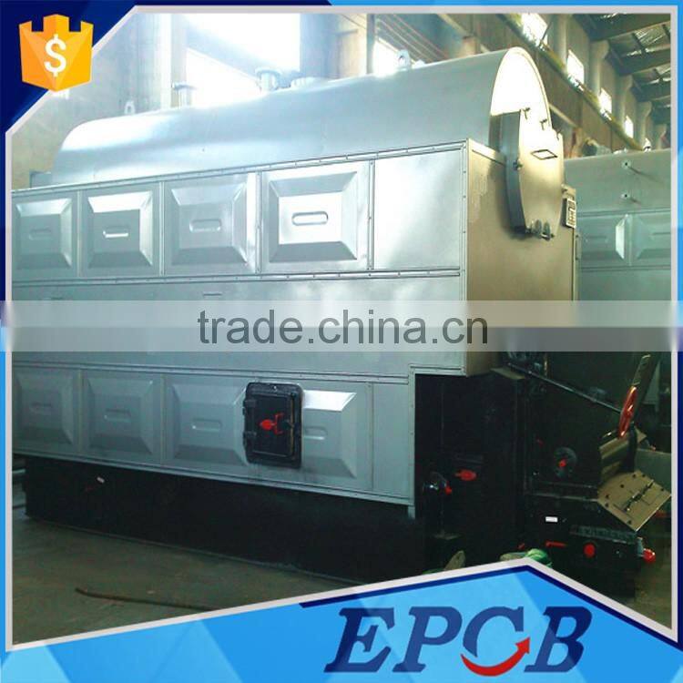 High Efficiency Industrial Chain Grate 15 Ton Coal Stoker Boiler