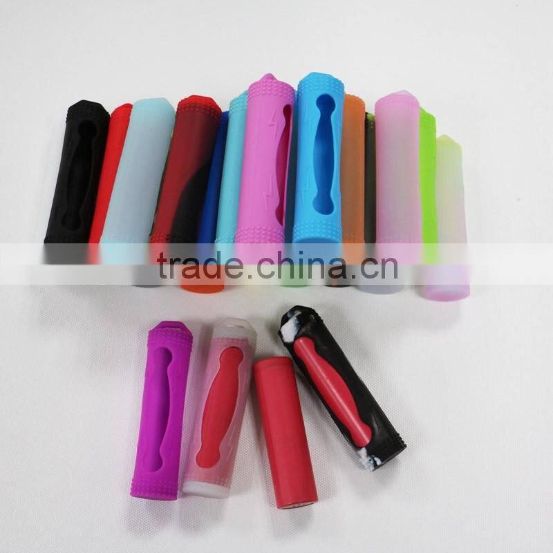 Electronic cigarette box mods 18650 power bank case shockproof 18650 lithium battery rubber bag silicone rubber 18650 case cover