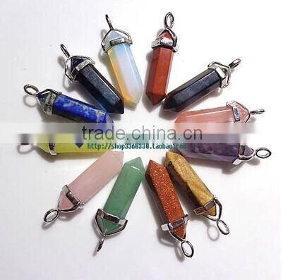 factory wholesale High Quality cheap Price natural clear crystal 7 point pendant for christmas present