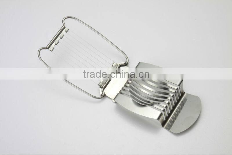 Stainless steel egg slicer