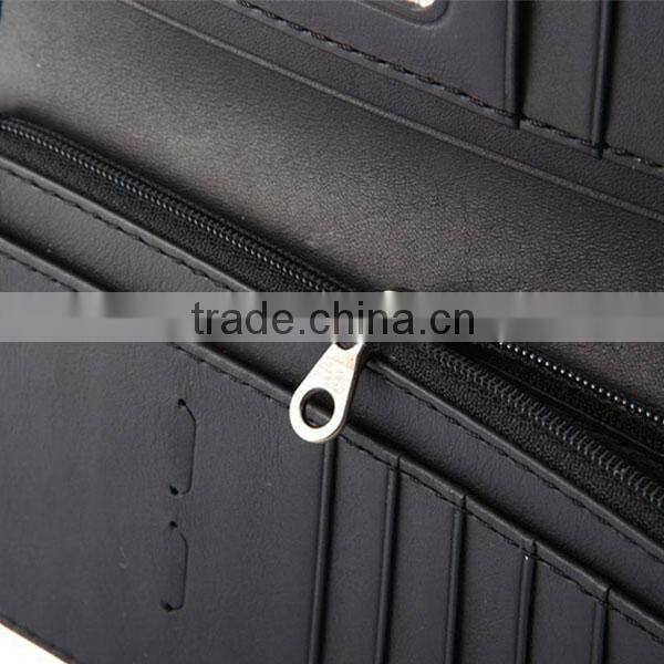 TOP qulity man leather wallet design your own wallet