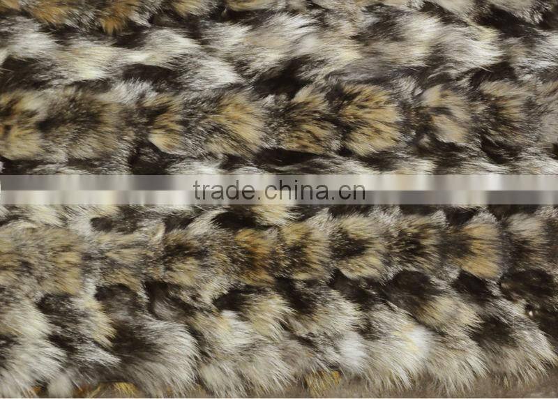 QD27550-1 raccoon fur blanket for wholessale/retail