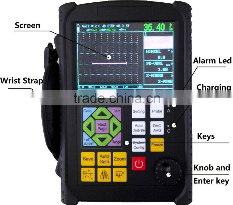 KS650 Digital Ultrasonic Flaw Detector/Supersonic Reflectoscope
