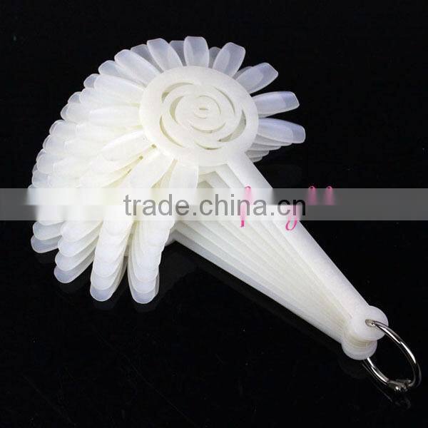 120tips plastic nail beauty flower design nail color chart display
