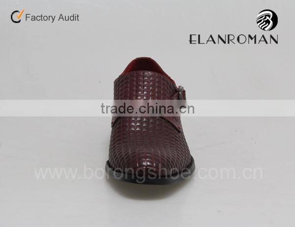 Woven leather wholesale spain shoes for men