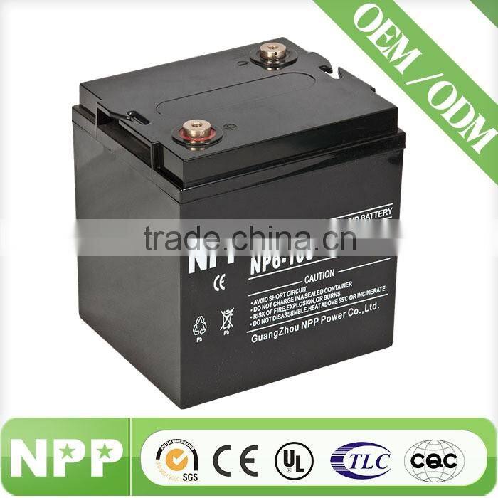 battery manufacturer 6v100ah for golf car