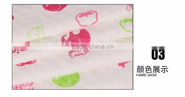 80%cotton 20%polyester jacquard scuba air layer floral printing fabric