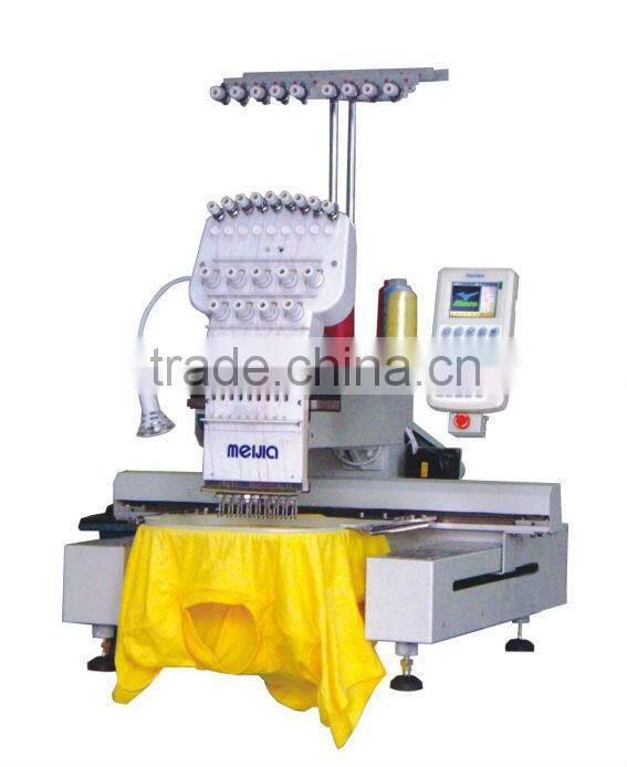 Single head chain stitch embroidery machine
