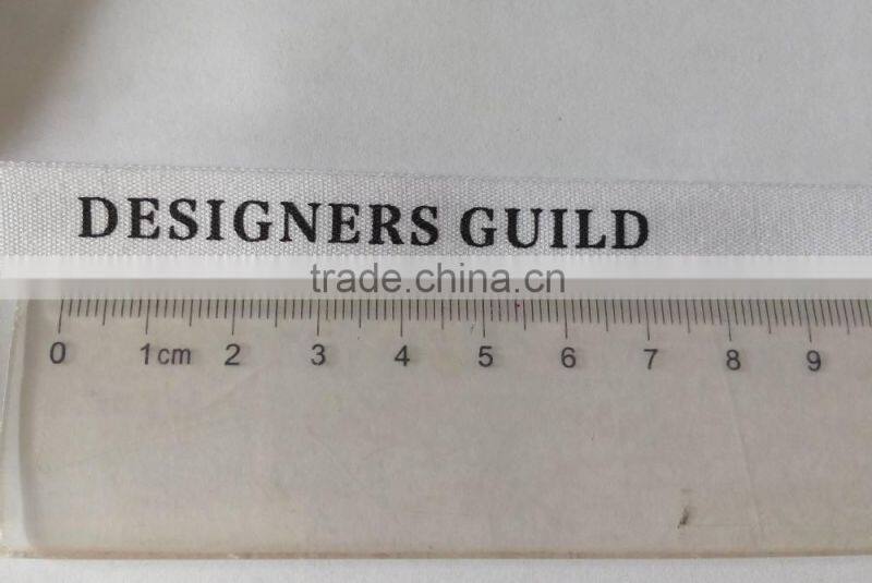 Custom garment inkjet labels