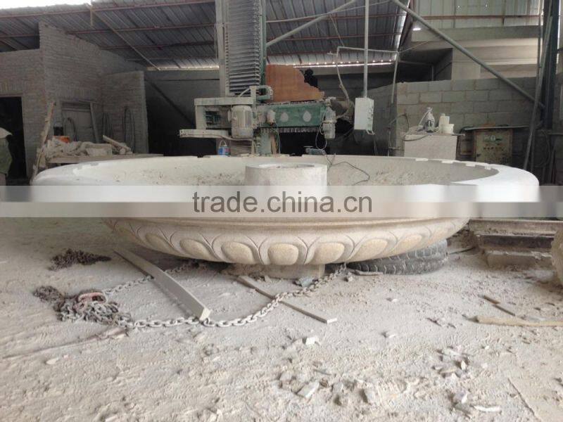 marble water fountain statues