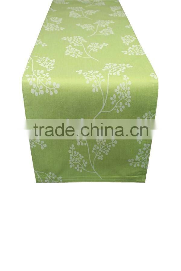 100% Polyester Dinning Custom Printed Decorative Table Runner