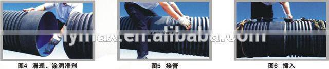 Manufacturer Agricultural Irrigation HDPE Double-Wall Corrugated Pipe