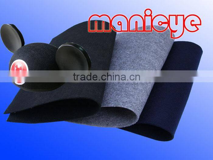 100% Polyester Needle Punched Non-woven Fabric For Making Hat Material