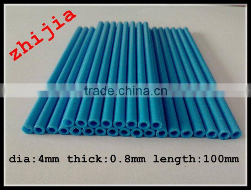 4X100MM Food Grade lollipop sticks colored green for candy