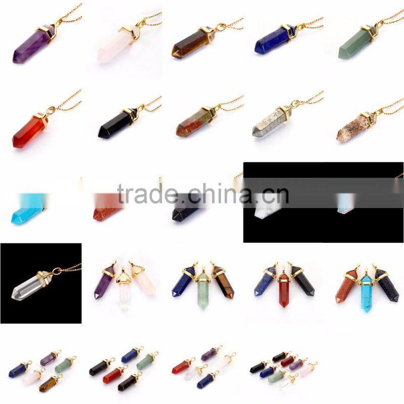 Beautiful 1pcs Green Aventurine Silver Jewelry Necklace Pendant