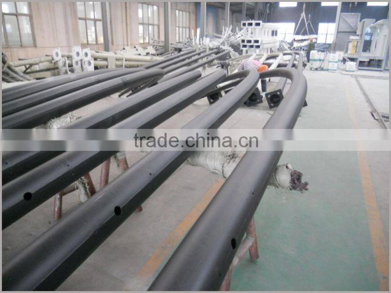 Steel solar street light pole accessories